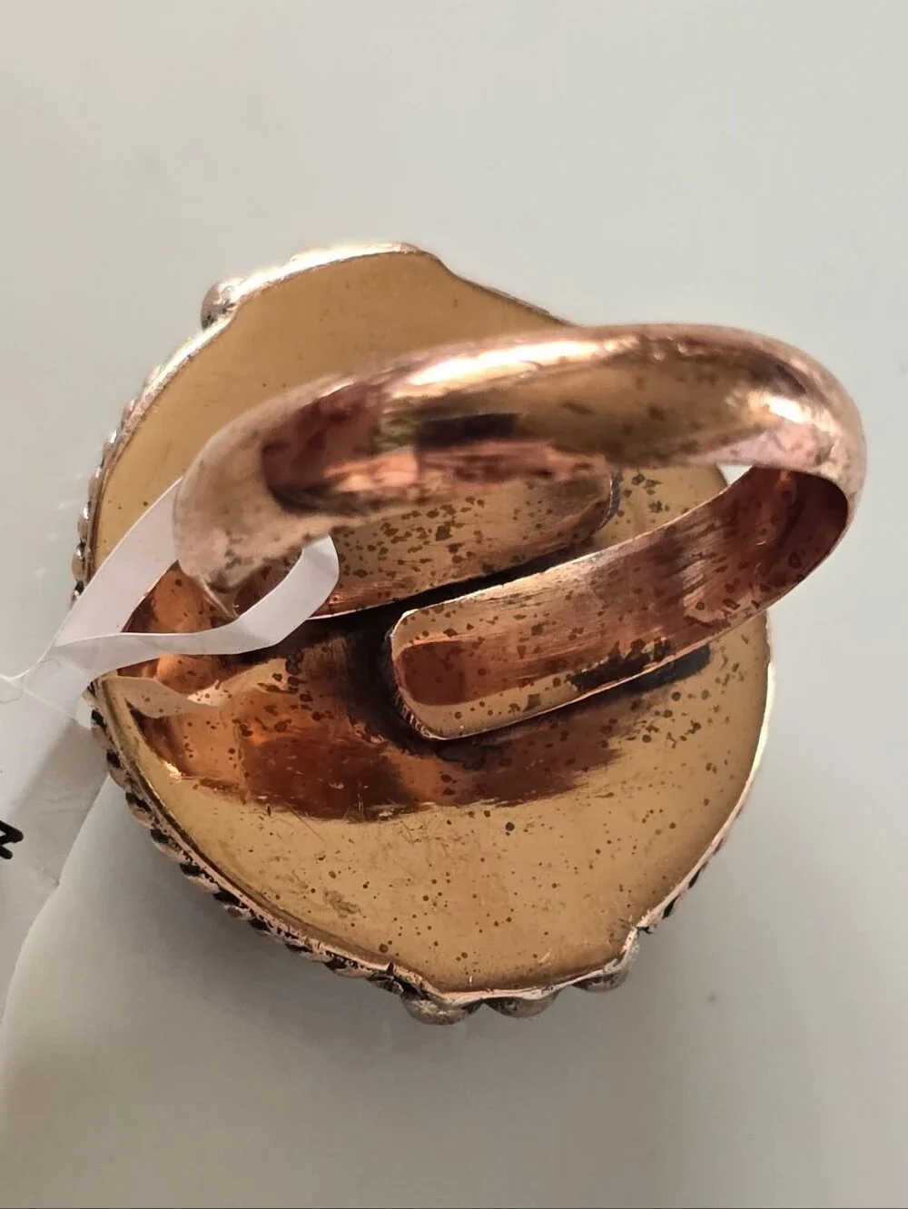Number 8 Turquoise Ring In Copper, Southwestern